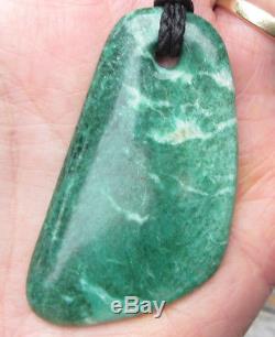 One Of Kind Ultra Rare New Zealand Gemstone Goodletite Ruby Rock Maori Pendant