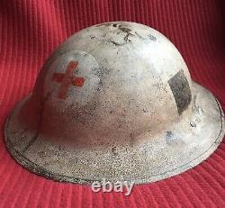 Original Named WW1 Medical ANZAC Brodie Helmet