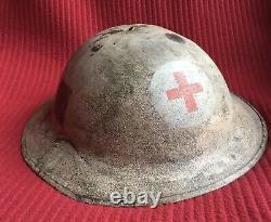Original Named WW1 Medical ANZAC Brodie Helmet