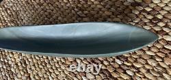 Original New Zealand Art Carved Stone Waka