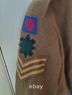 Original P-37 New Zealand Army Wool Battle Blouse Jacket Size No. 14