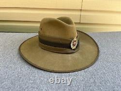 Original Royal New Zealand Infantry Regiment Fur Felt Slouch Hat by Hills Ltd