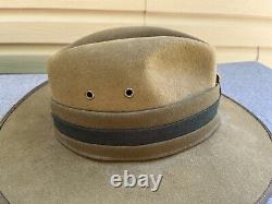 Original Royal New Zealand Infantry Regiment Fur Felt Slouch Hat by Hills Ltd