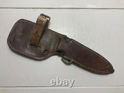 Original WW2 NZ Trench Knuckle Knife / Scabbard