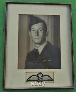 PILOT'S WINGS Padded Royal NEW ZEALAND Air Force RNZAF WW2 era PHOTO Portrait