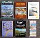 PLANE PILOT AUTOGRAPH LOT 5 Signed Books & Art Scholl Pamphlet, Aviation Flying