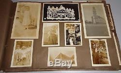Photo Album New Zealand Family, Scenes, Postcards 1910 to 1940