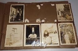 Photo Album New Zealand Family, Scenes, Postcards 1910 to 1940