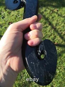Pounamu Greenstone Mere Patu Koru Heart Large Carving One of a Kind Stunning