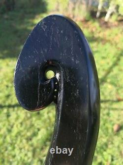 Pounamu Greenstone Mere Patu Koru Heart Large Carving One of a Kind Stunning