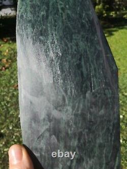 Pounamu Greenstone NZ serpentine high quality Big carving slab Mere / Patu