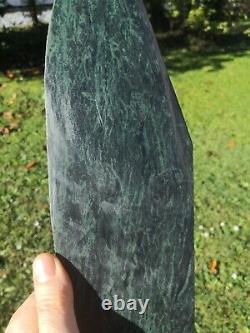 Pounamu Greenstone NZ serpentine high quality Big carving slab Mere / Patu