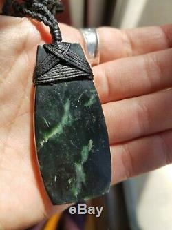 Pounamu Maori JADE Greenstone Nephrite Jade Pendant Necklace