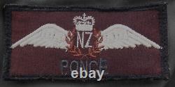 QE2 Era Royal NEW ZEALAND Air Force Pilot's Personal WING on NOMEX Flight Jacket