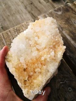 Quartz Crystal Cluster New Zealand Natural Big Cut base from Waihi gold mine