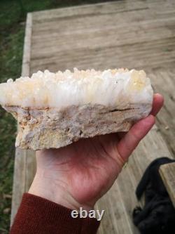 Quartz Crystal Cluster New Zealand Natural Big Cut base from Waihi gold mine