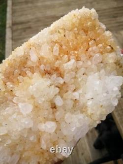 Quartz Crystal Cluster New Zealand Natural Big Cut base from Waihi gold mine
