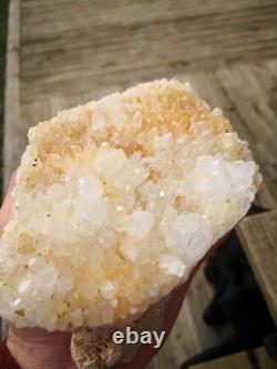 Quartz Crystal Cluster New Zealand Natural Big Cut base from Waihi gold mine