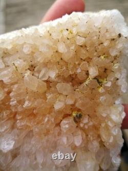 Quartz Crystal Cluster New Zealand Natural Big Cut base from Waihi gold mine