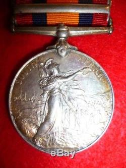 Queen's South Africa Medal 1899-1902 with Rhodesia to New Zealand Mounted Rifles