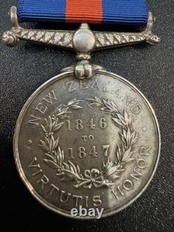 RARE 1846 to 1847 1st NEW ZEALAND MAORI WAR MEDAL ROYAL MARINES, H. M. S- CALLIOPE