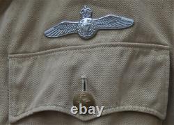 RARE 1944 Dated RNZAF Pilot's Wings METAL New Zealand Air Force TROPICAL Pattern