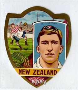 RARE John Baines Rugby, P. Thomas, New Zealand c1909 (Gc4627) Proof card