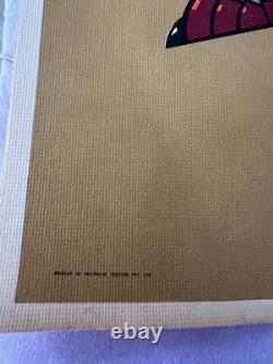 RARE Original New Zealand Qantas 1960s travel poster by Harry Rogers