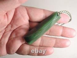 RICHARD NEPHRITE New Zealand FAT MARSDEN Jade Greenstone Maori Pounamu Toki ADZE