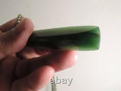 RICHARD NEPHRITE New Zealand FAT MARSDEN Jade Greenstone Maori Pounamu Toki ADZE