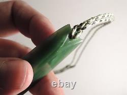 RICHARD NEPHRITE New Zealand FAT MARSDEN Jade Greenstone Maori Pounamu Toki ADZE