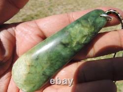 RICHARDs NEPHRITE New Zealand 2 TONE MARSDEN Jade Greenstone Maori Pounamu Kuru