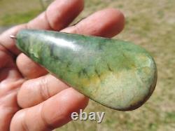 RICHARDs NEPHRITE New Zealand 2 TONE MARSDEN Jade Greenstone Maori Pounamu Kuru