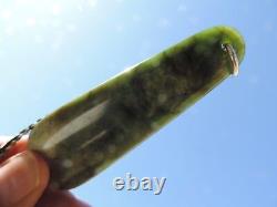 RICHARDs NEPHRITE New Zealand 2 TONE MARSDEN Jade Greenstone Maori Pounamu Kuru