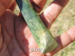 RICHARDs NEPHRITE New Zealand 2 TONE MARSDEN Jade Greenstone Maori Pounamu TOKI