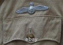 RNZAF New Zealand Air Force METAL Pilot's WINGS 1944 DATED & Maker Marked RARE