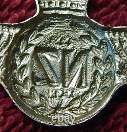 RNZAF New Zealand Air Force METAL Pilot's WINGS 1944 Dated and Maker Marked RARE
