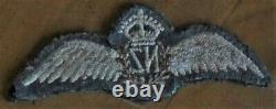 RNZAF New Zealand Air Force Pilot's WINGS Flat Type GENUINE Brevet WW2