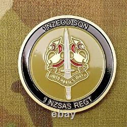 Rare 1st New Zealand Eod Sqn, 1st Sas Special Air Service Regiment Challenge Coin