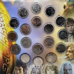 Rare 2003 The Lord Of The Rings New Zealand Coins Set New X18