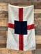 Rare Antique Linen House Flag Federal Steam Co New Zealand Shipping P&o Vintage