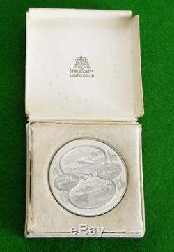 Rare Boxed HMS New Zealand 1916 BATTLE OF JUTLAND 45mm MEDAL by Spink