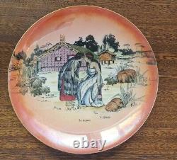 Rare Grimwades Maori Ware Te Hongi Souvenir Plate circa. 1930 New Zealand