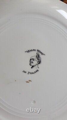 Rare Grimwades Maori Ware Te Hongi Souvenir Plate circa. 1930 New Zealand