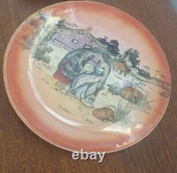 Rare Grimwades Maori Ware Te Hongi Souvenir Plate circa. 1930 New Zealand