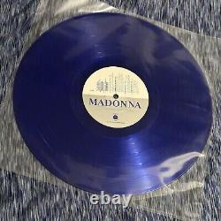 Rare Htf New Zealand Blue Vinyl Ultrasonic Cleaned Madonna True Blue Lp Pls Read
