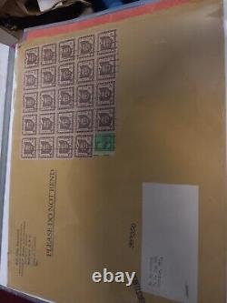Rare Multi Stamps Covers 270 Stamlps Italy, Canada, New Zealand, Germany, USA