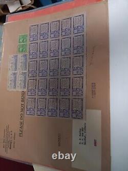 Rare Multi Stamps Covers 270 Stamlps Italy, Canada, New Zealand, Germany, USA