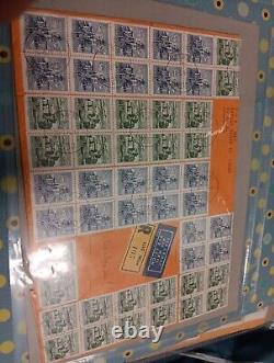 Rare Multi Stamps Covers 270 Stamlps Italy, Canada, New Zealand, Germany, USA