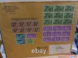 Rare Multi Stamps Covers 270 Stamlps Italy, Canada, New Zealand, Germany, USA